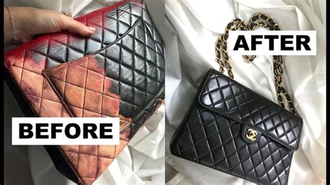 how much to repare the inner lining of chanel bag|chanel lambskin bag restoration.